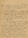 Handwritten copy of memorandum about Braid's Participation in Combat Missions from 10 October 1…