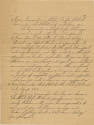 Handwritten copy of memorandum titled Dispatches from Commander in Chief, February 22-24, 1944