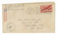 Handwritten envelope addressed to "Mrs. D.A. Braid"