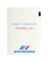 Air France refreshing towel in a packet