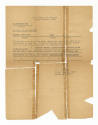 Printed memorandum authorizing Jacob Jack Elefant to wear certain ribbons and medals dated Sept…