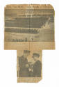 Printed newspaper clipping titled "More Than 10,000 Sailors Parade at Millington" dated March 3…