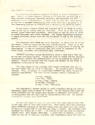 Printed USS Intrepid Familygram addressed to Intrepid Families and written by R. H. Barker, Com…