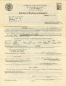 Printed Certificate of Eligibility and Entitlement, Veteran's Administration, for John J. Colle…
