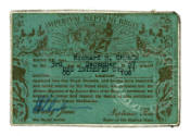Printed membership card for Imperium Neptuni Regis dated December 3, 1967 for Richard B. Church…