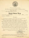 Printed certificate of appointment for Richard Burton Church to Hospital Corpsman Third Class d…