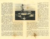 Printed USS Intrepid familygram with a photograph of Intrepid at sea dated July 1966