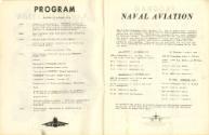 Printed USS Intrepid Ships Company Reunion program pages 3 and 4