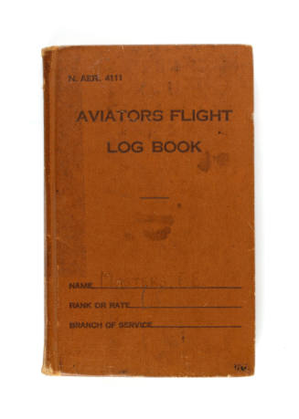 Hardcover Aviators Flight Log Book for F.E. Masters