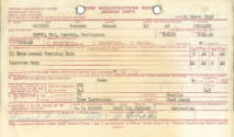 Printed Officer's Qualification Report for Forrest Edmund Masters dated March 14, 1948