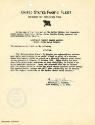 Printed Distinguished Flying Cross citation for Lieutenant Forrest Edmund Masters