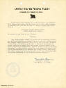 Printed Distinguished Flying Cross citation for Lieutenant Forrest Edmund Masters