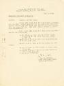 Printed memorandum "Chemical Warfare Class" dated July 5, 1942