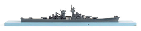 Large cruiser recognition model on blue base