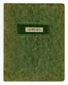Green cardboard binder titled "Compounding Formulas Property of R.G. Ryder HM2"