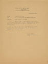 Printed memorandum about campaign ribbon authorization dated December 24, 1944
