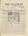 Printed newpspaer titled "The Wildcat" dated May 11, 1943