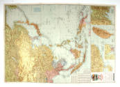 Printed Esso World Map of The Pacific Theater