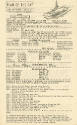 Printed schedule for USS Intrepid titled "Plan of the Day" with a drawing of the aircraft carri…