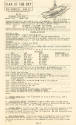 Printed schedule for USS Intrepid titled "Plan of the Day" with a drawing of the aircraft carri…