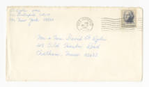 Handwritten envelope addressed to Mr. & Mrs. David F. Ryder postmarked December 12, 1965