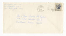 Handwritten envelope addressed to Mr. & Mrs David F. Ryder postmarked December 21, 1965