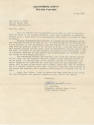 Typed letter addressed to "Mrs. Ryder" from L.H. Blackburn dated May 27, 1966