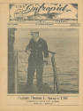 Printed USS Intrepid newspaper dated March 28, 1944 with a black and white photograph of Captai…