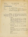 Typed memorandum about USS Intrepid's shakedown cruise dated November 3, 1943