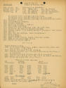 Typed USS Intrepid schedule titled Plan of the Day for February 20, 1944