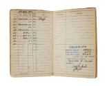 Page from Norwald Quiel's Aviators Flight Log Book dated October 1944