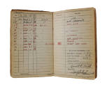 Page from Norwald Quiel's Aviators Flight Log Book dated March 1945