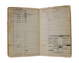 Page from Norwald Quiel's Aviators Flight Log Book dated August 1945