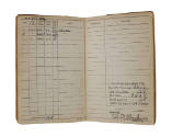 Page from Norwald Quiel's Aviators Flight Log Book dated October 1945