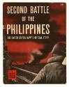 Book titled "Second Battle of the Philippines" with a drawing of a ship smoking in the distance…