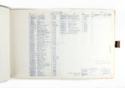 Printed List of Plans for USS Grayback dated 1961