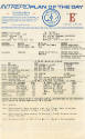 Printed schedule titled Plan of the Day dated July 28, 1970